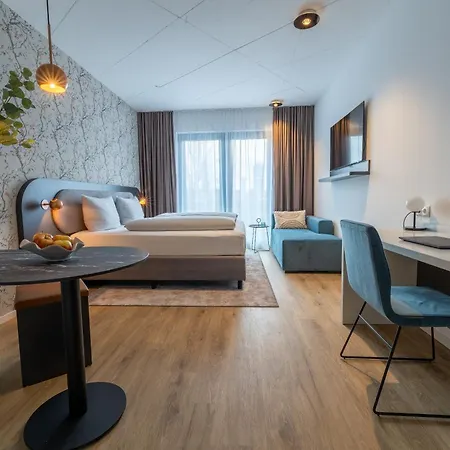 Maseven Frankfurt Messe Aparthotel Frankfurt am Main Exterior photo